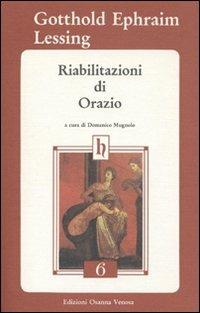 Riabilitazioni di Orazio - Gotthold Ephraim Lessing - copertina