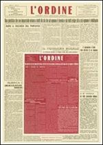 L' Ordine. Periodico della Democrazia Cristiana di Basilicata  (1944-1946) rist. anast.