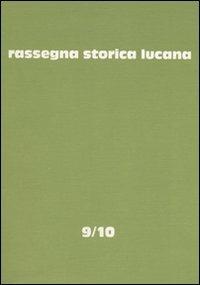 Rassegna storica lucana (9-10) - copertina