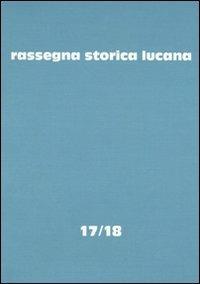 Rassegna storica lucana (17-18) - copertina