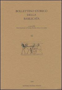 Bollettino storico della Basilicata. Vol. 10 - copertina