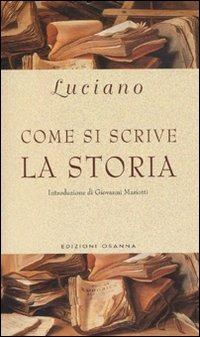 Come si scrive la storia - Luciano di Samosata - copertina