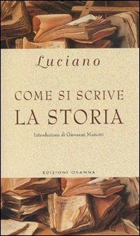 Come si scrive la storia - Luciano di Samosata - copertina