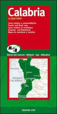 Calabria. Carta turistica e automobilistica 1:250.000 - copertina