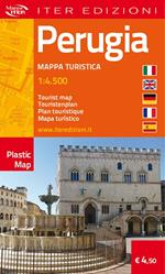 Perugia. Pianta turistica 1:4.500