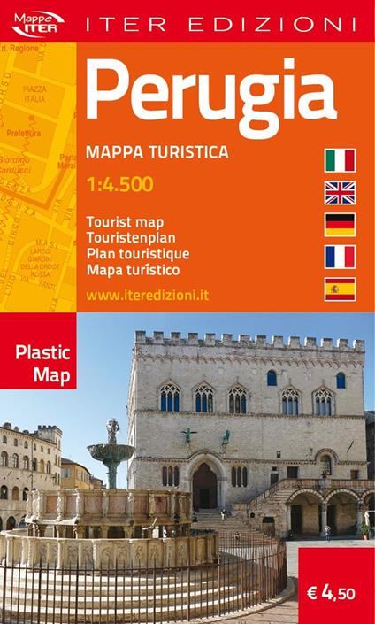 Perugia. Pianta turistica 1:4.500 - copertina