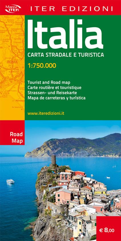 Italia. Carta stradale e turistica 1:750.000 - copertina
