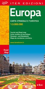 Europa. Carta stradale e turistica 1:3.000.000