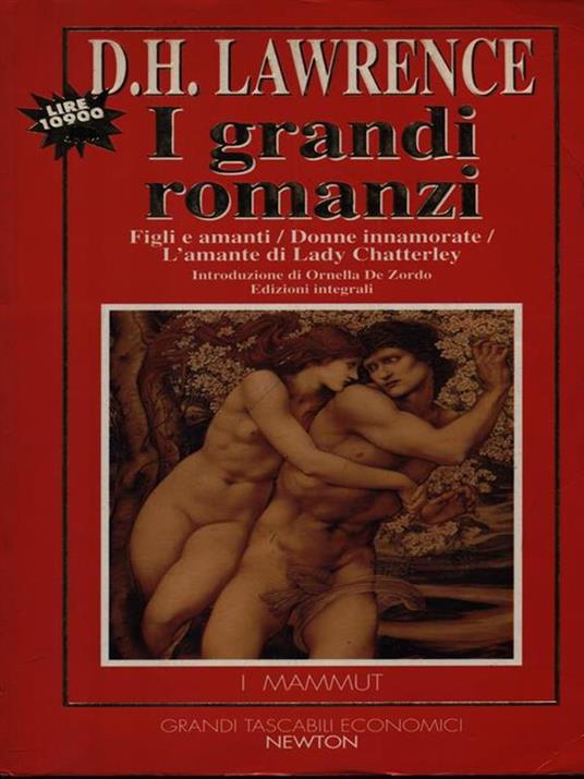 I grandi romanzi - D. H. Lawrence - copertina