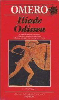 Iliade-Odissea. Testo greco a fronte - Omero - copertina
