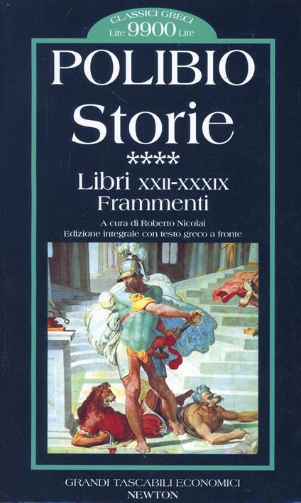 Storie. Testo greco a fronte. Vol. 4: Libri XXI-XXXIX. - Polibio - copertina