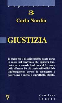 Giustizia - Carlo Nordio - copertina