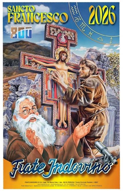 Calendario Frate Indovino 2026. Sancto Francesco - Daniele Giglio - copertina