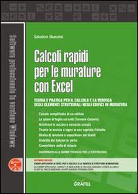 Calcoli rapidi per le murature con Excel. Con Contenuto digitale per download e accesso on line - Salvatore Sbacchis - copertina