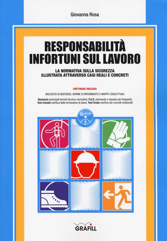 Responsabilità infortuni sul lavoro. Con software - Giovanna Rosa - copertina