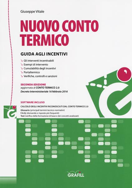 Nuovo conto termico. Con Contenuto digitale per accesso online - Giuseppe Vitale - copertina