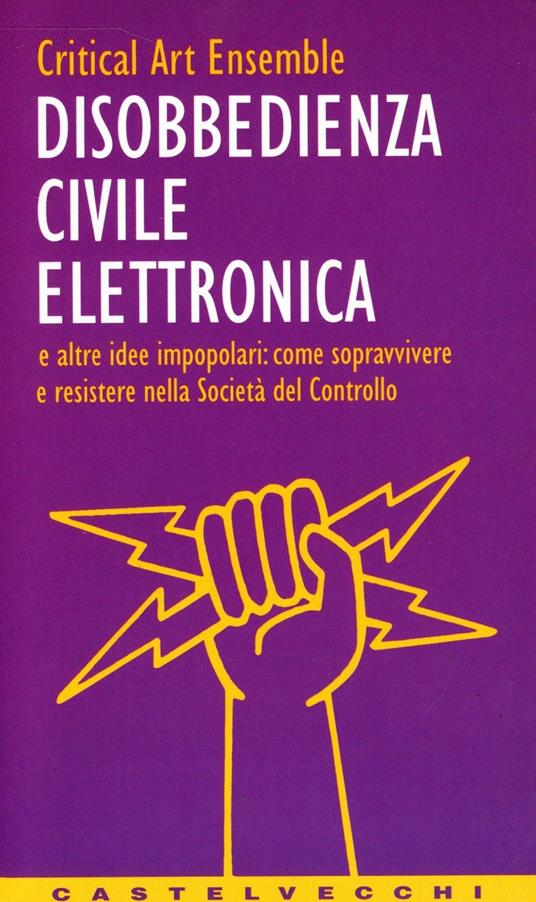 Disobbedienza civile elettronica e altre idee impopolari: come sopravvivere e resistere nella società del controllo - copertina
