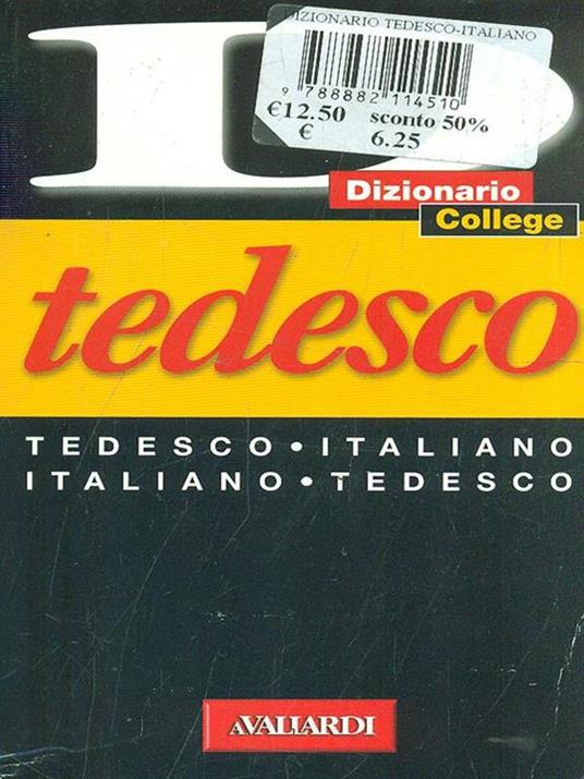 Tedesco. Tedesco-italiano, italiano-tedesco - Bertelsmann - copertina
