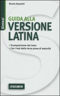 Guida alla versione latina - Nicola Avanzini - copertina