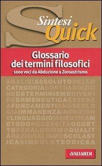 Glossario dei termini filosofici - copertina