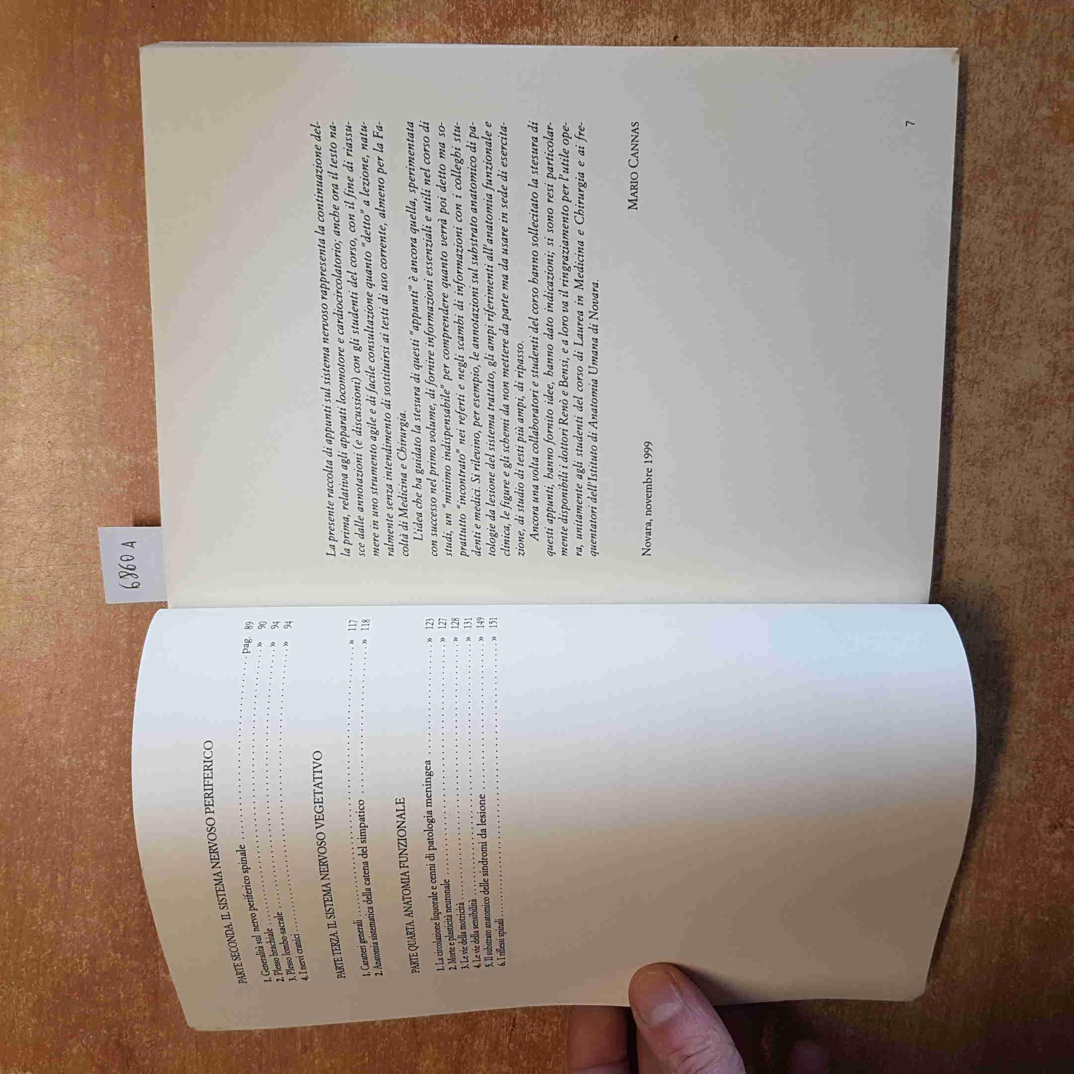 Appunti di anatomia umana. Sistema nervoso centrale e periferico