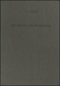 De divina proportione - Luca Pacioli - copertina