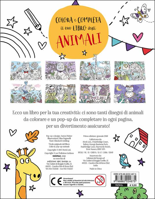 Colora e completa il tuo libro degli animali - Anton Poitier - 2