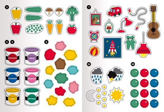 I colori. Gioca e impara con Bau. Ediz. a colori. Con Adesivi - Team Graou - 5