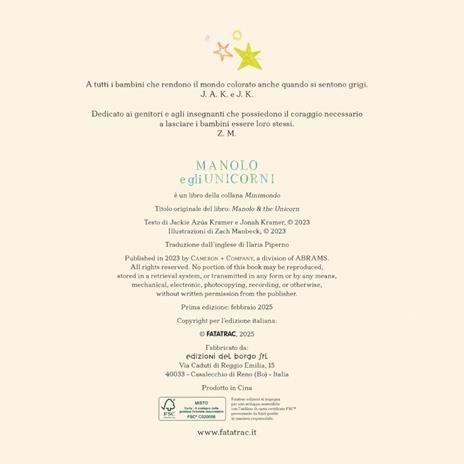 Manolo e l'unicorno. Ediz. a colori - Jackie Azúa Kramer,Jonah Kramer - 3