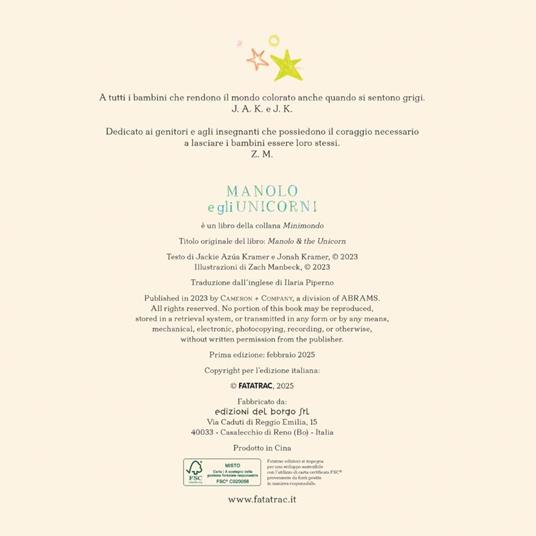 Manolo e l'unicorno. Ediz. a colori - Jackie Azúa Kramer,Jonah Kramer - 3