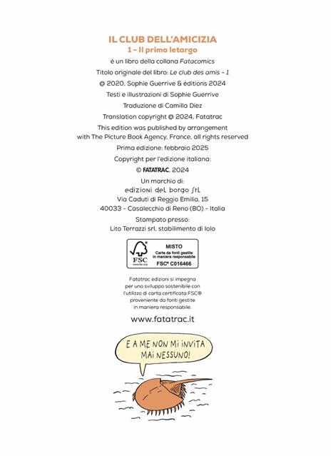 Il primo letargo. Il club dell'amicizia. Vol. 1 - Sophie Guerrive - 4