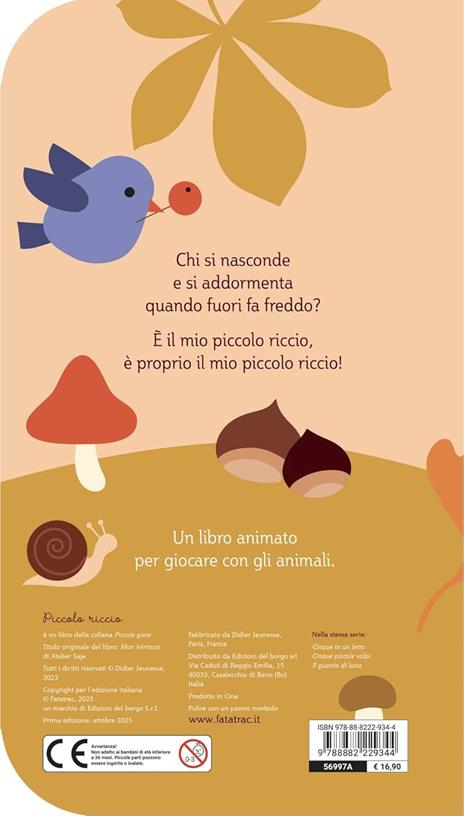 Piccolo riccio. Ediz. a colori - Atelier Saje - 5