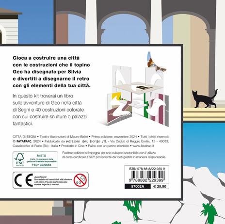 Città di segni. Ediz. a colori. Con 20 schede fustellate - Mauro Bellei - 8