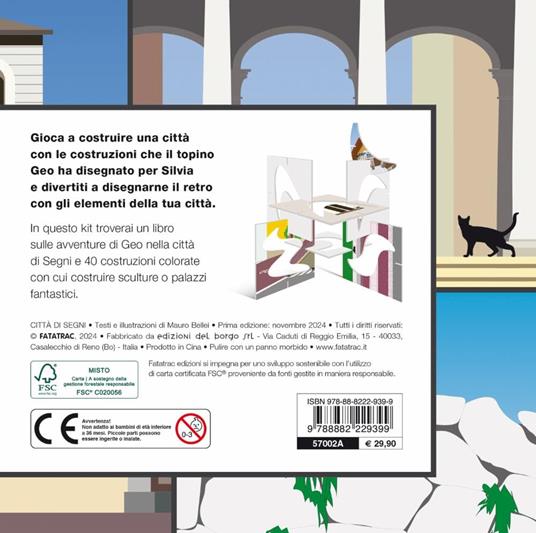 Città di segni. Ediz. a colori. Con 20 schede fustellate - Mauro Bellei - 8