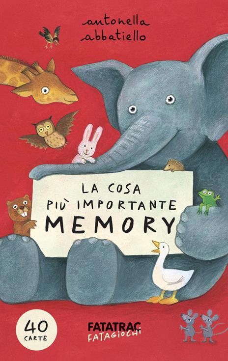 La cosa più importante. Memory. Ediz. illustrata - Antonella Abbatiello - copertina