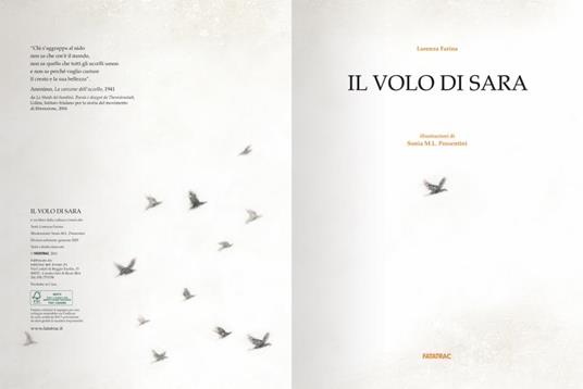 Il volo di Sara. Ediz. a colori - Lorenza Farina - 2