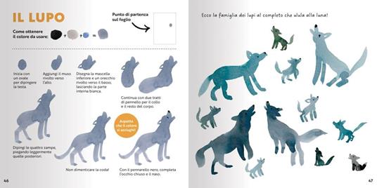 Animali in 3 colpi di pennello. Ediz. a colori - Marguerite Courtieu - 5