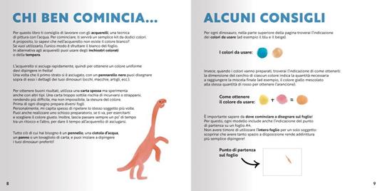 Dinosauri in 3 colpi di pennello. Ediz. a colori - Marguerite Courtieu - 4