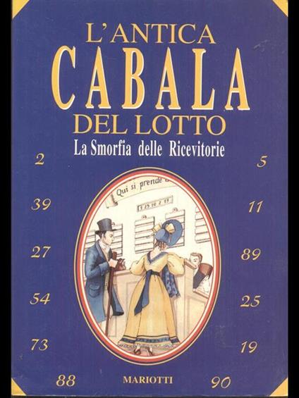 L' antica cabala del lotto - copertina