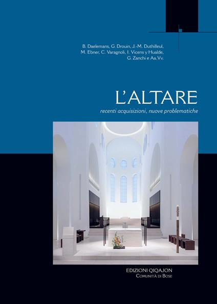 L'altare. Recenti acquisizioni, nuove problematiche - copertina