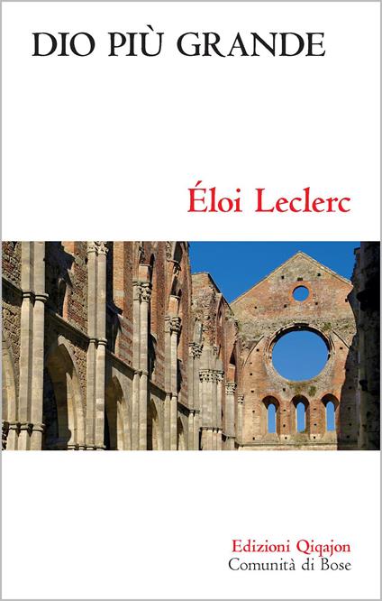 Dio piú grande - Éloi Leclerc - copertina