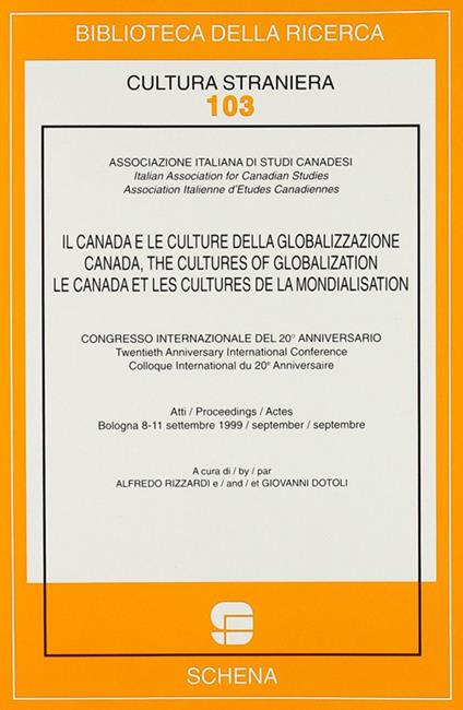Il Canada e le culture della globalizzazione - copertina