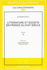 Litterature et societé en France au XVII/e siècle. Vol. 3