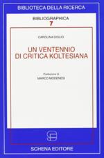 Un ventennio di critica koltesiana. Ediz. italiana e francese