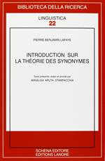 Introduction sur la théorie des synonymes