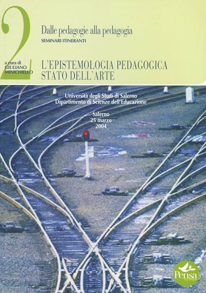 L' epistemologia pedagogica: stato dell'arte - copertina