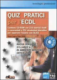 Quiz pratici per l'ECDL. Con CD-ROM - Marina Coggi,Chiara Zanon - copertina