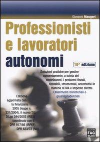 Professionisti e lavoratori autonomi - Giovanni Maugeri - copertina