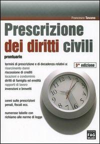 Prescrizione dei diritti civili - Francesco Tavano - copertina