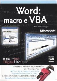 Word: macro e VBA - Alessandra Salvaggio - copertina